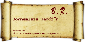 Bornemisza Ramón névjegykártya